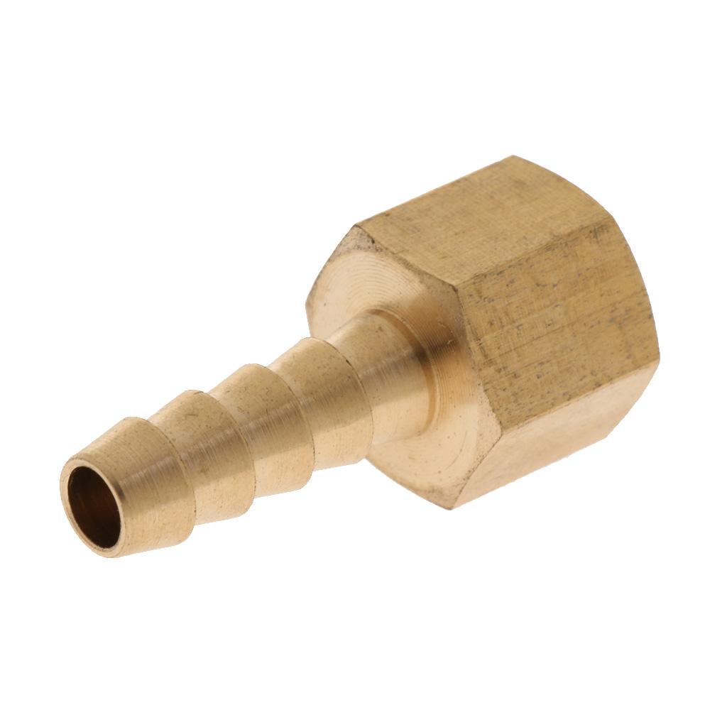 Brass Female Hose Fitting, Connector Coupler Adapter Barb BSP 2