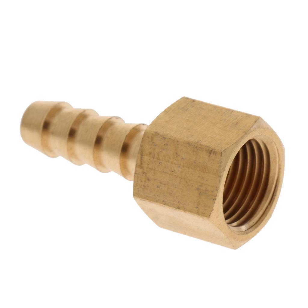 Brass Female Hose Fitting, Connector Coupler Adapter Barb BSP 2