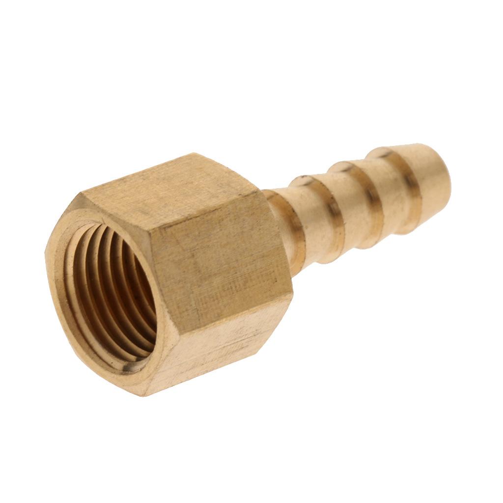 Brass Female Hose Fitting, Connector Coupler Adapter Barb BSP 2