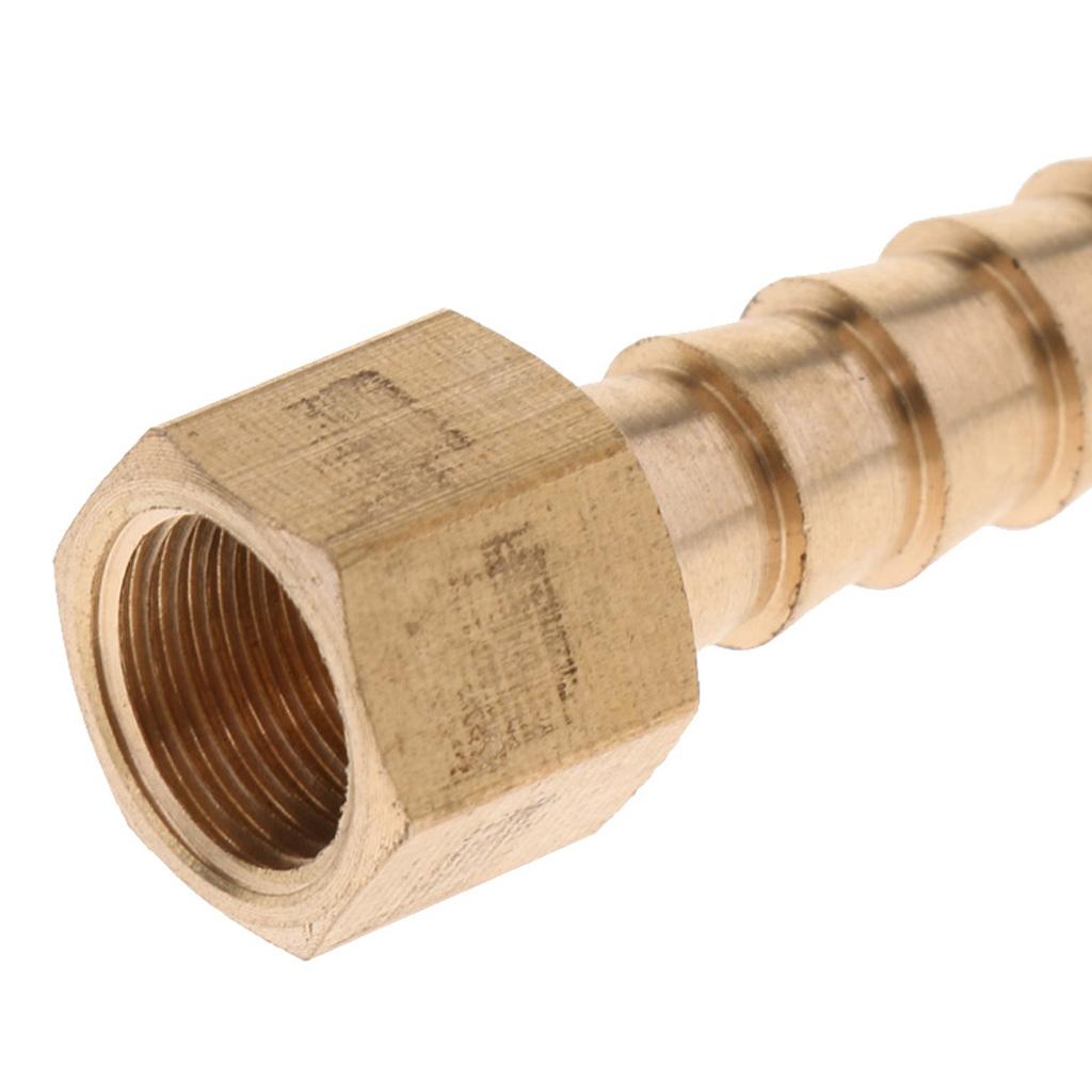 Brass Female Hose Fitting, Connector Coupler Adapter Barb BSP 3