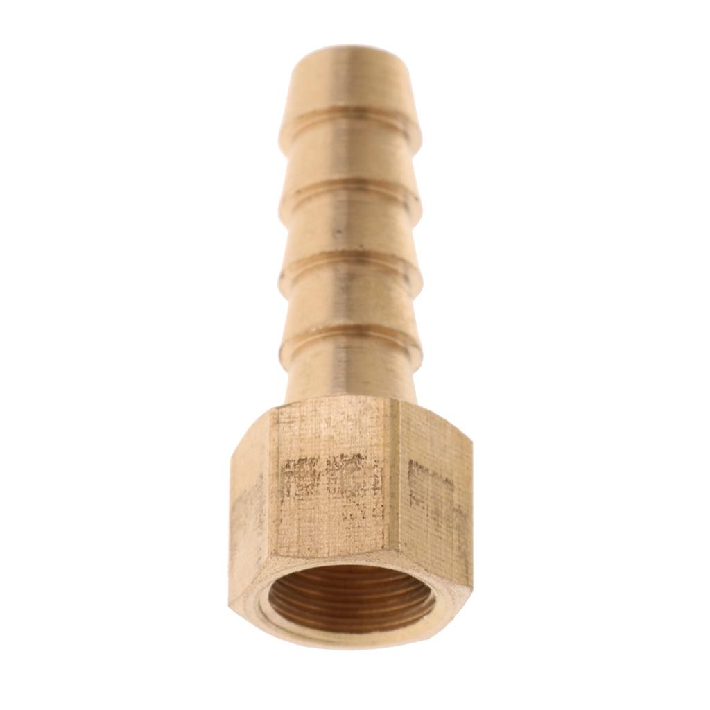Brass Female Hose Fitting, Connector Coupler Adapter Barb BSP 3