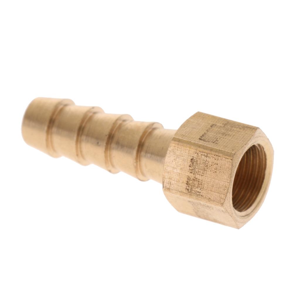 Brass Female Hose Fitting, Connector Coupler Adapter Barb BSP 3