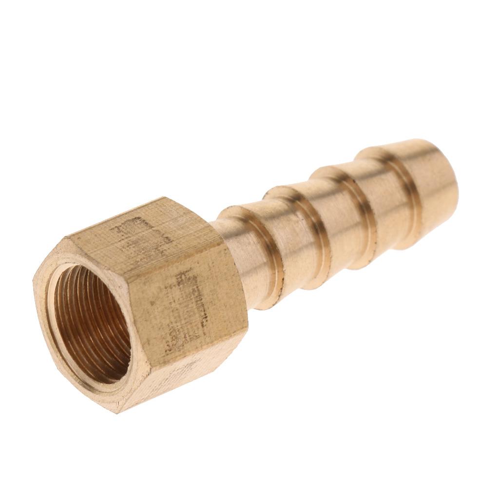 Brass Female Hose Fitting, Connector Coupler Adapter Barb BSP 3