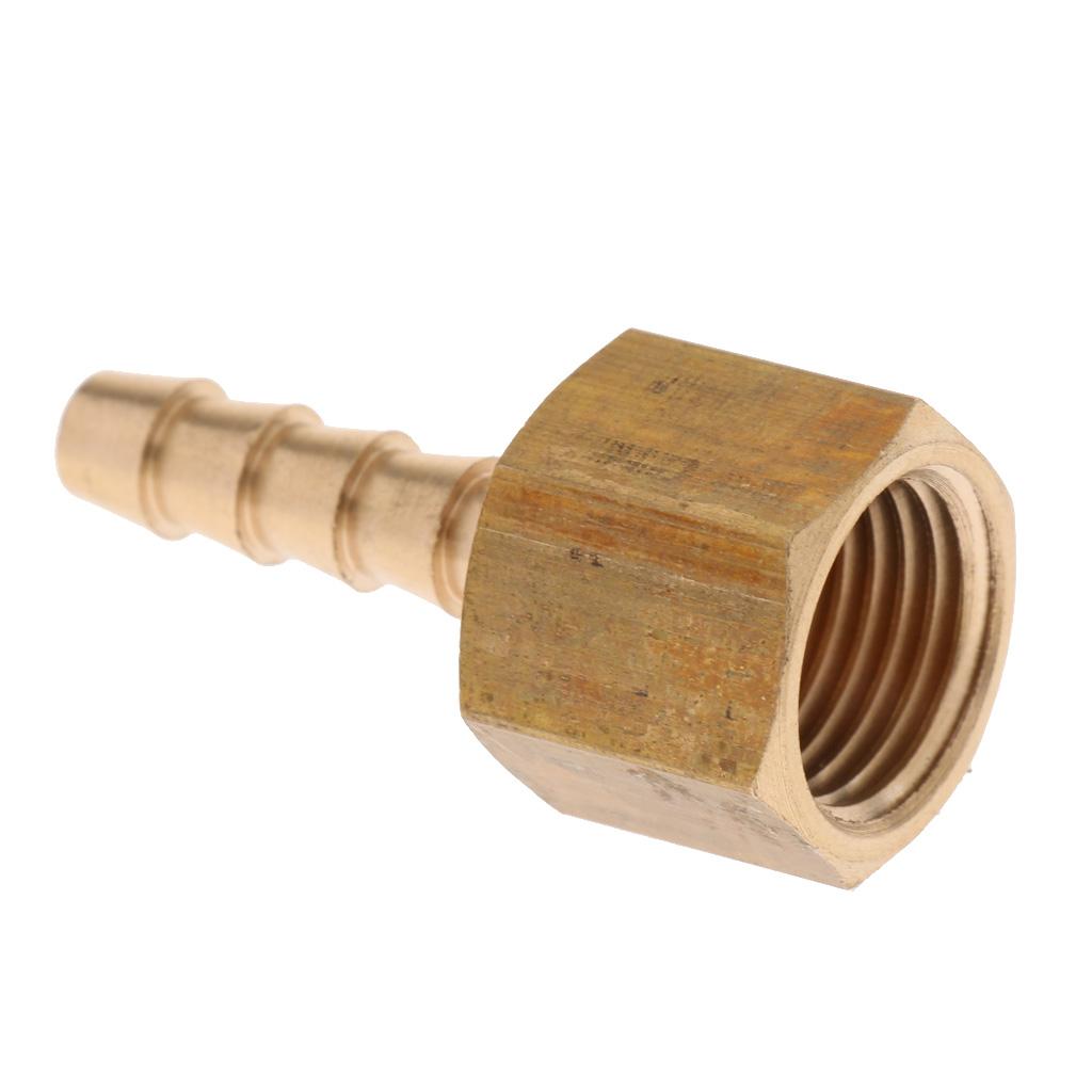 Brass Female Hose Fitting, Connector Coupler Adapter Barb BSP 4