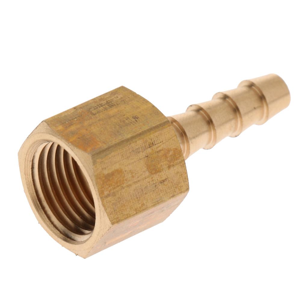 Brass Female Hose Fitting, Connector Coupler Adapter Barb BSP 4
