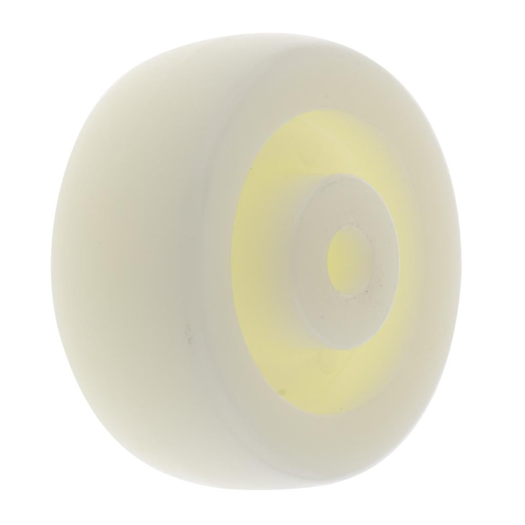 White PP Caster Wheels Replacement Accessory for Office Chair Sofa 3 Inch