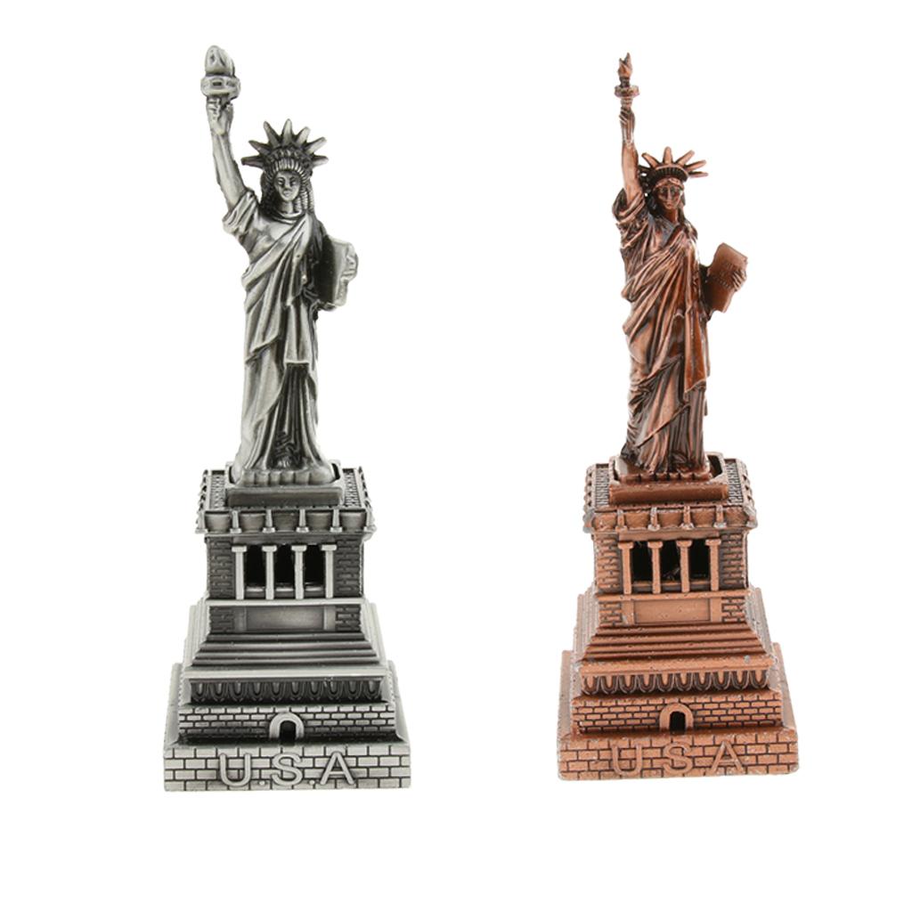 15.5cm Statue of Liberty Model Home Office Decor Gifts Souvenir Statue Gray