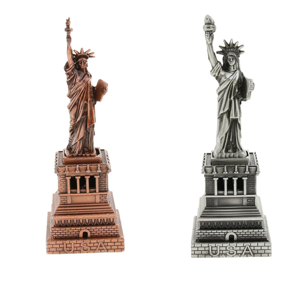 15.5cm Statue of Liberty Model Home Office Decor Gifts Souvenir Statue Gray