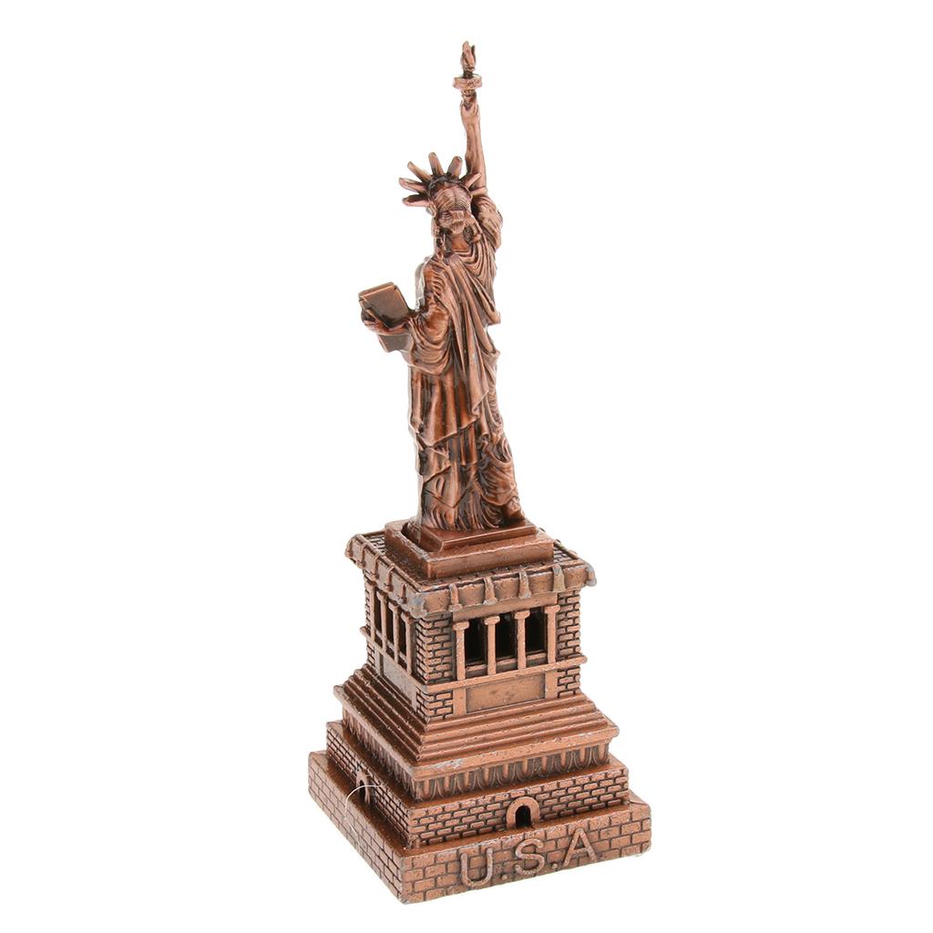 15.5cm Statue of Liberty Model Home Office Decor Gifts Souvenir Statue Copper