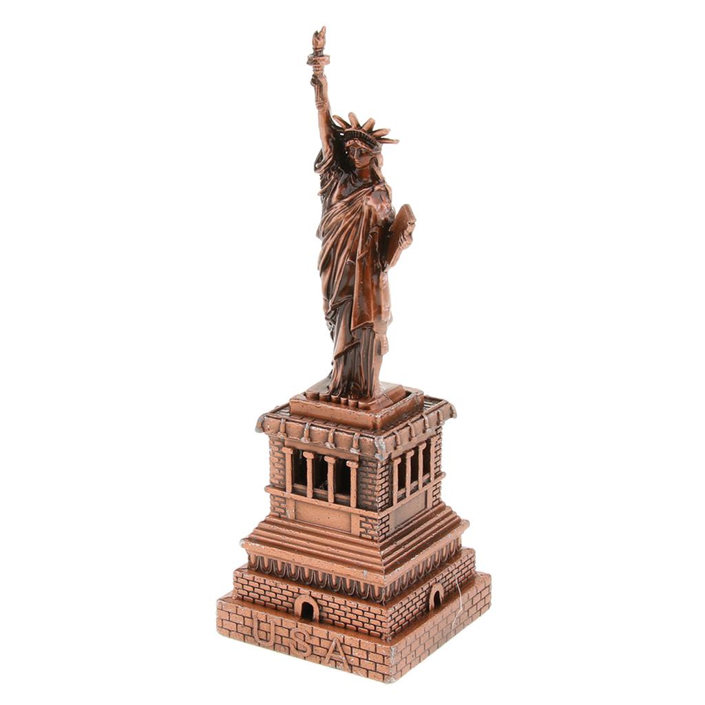 15.5cm Statue of Liberty Model Home Office Decor Gifts Souvenir Statue Copper