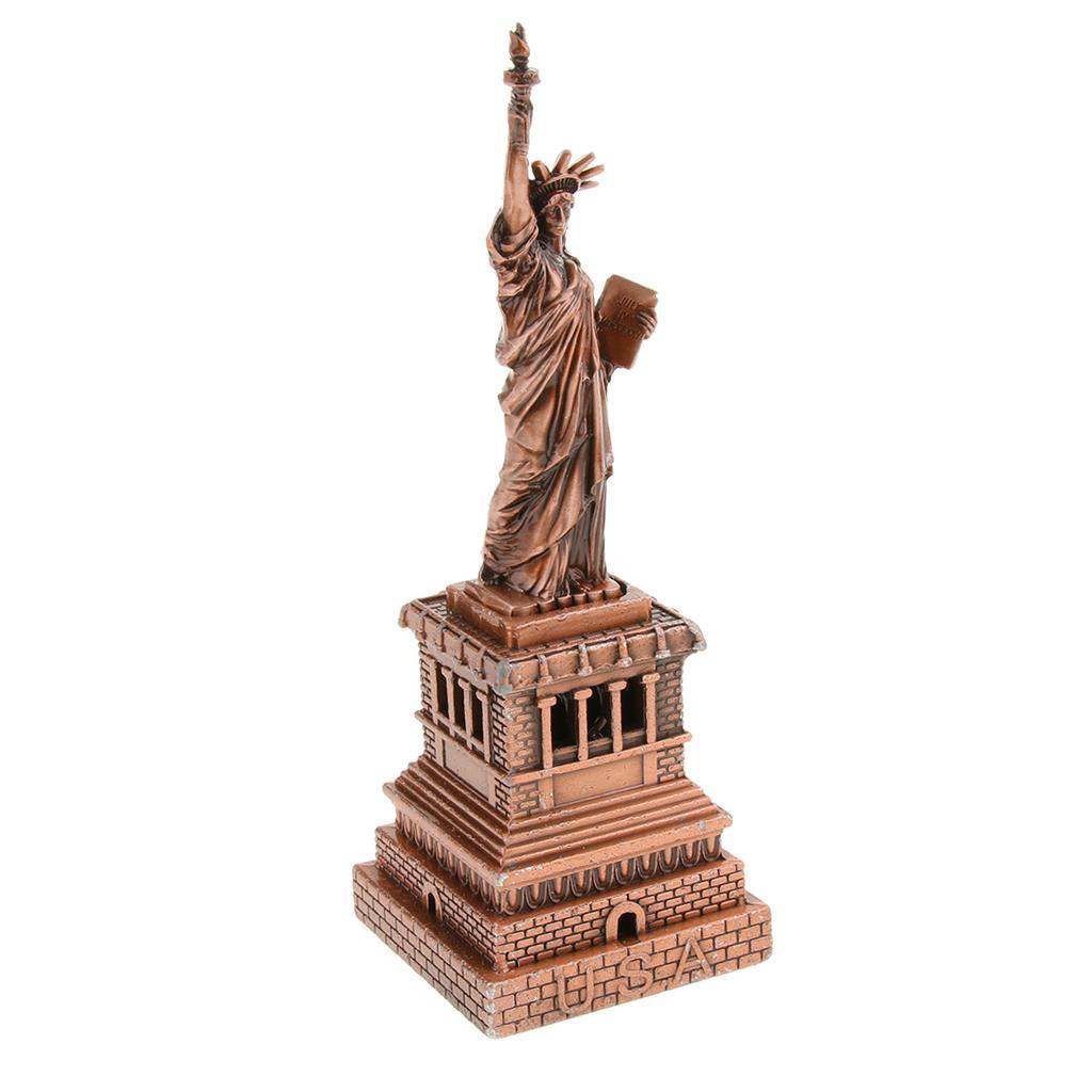 15.5cm Statue of Liberty Model Home Office Decor Gifts Souvenir Statue Copper