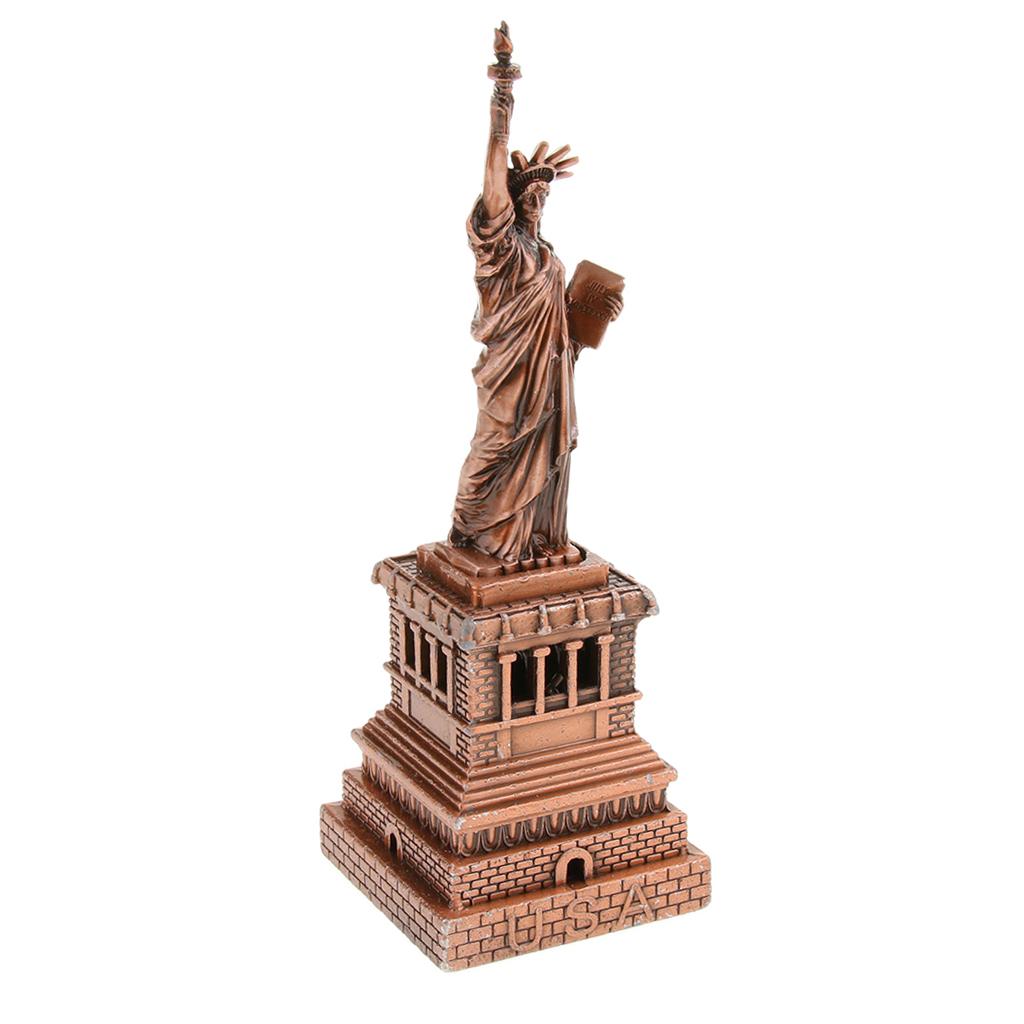 15.5cm Statue of Liberty Model Home Office Decor Gifts Souvenir Statue Copper