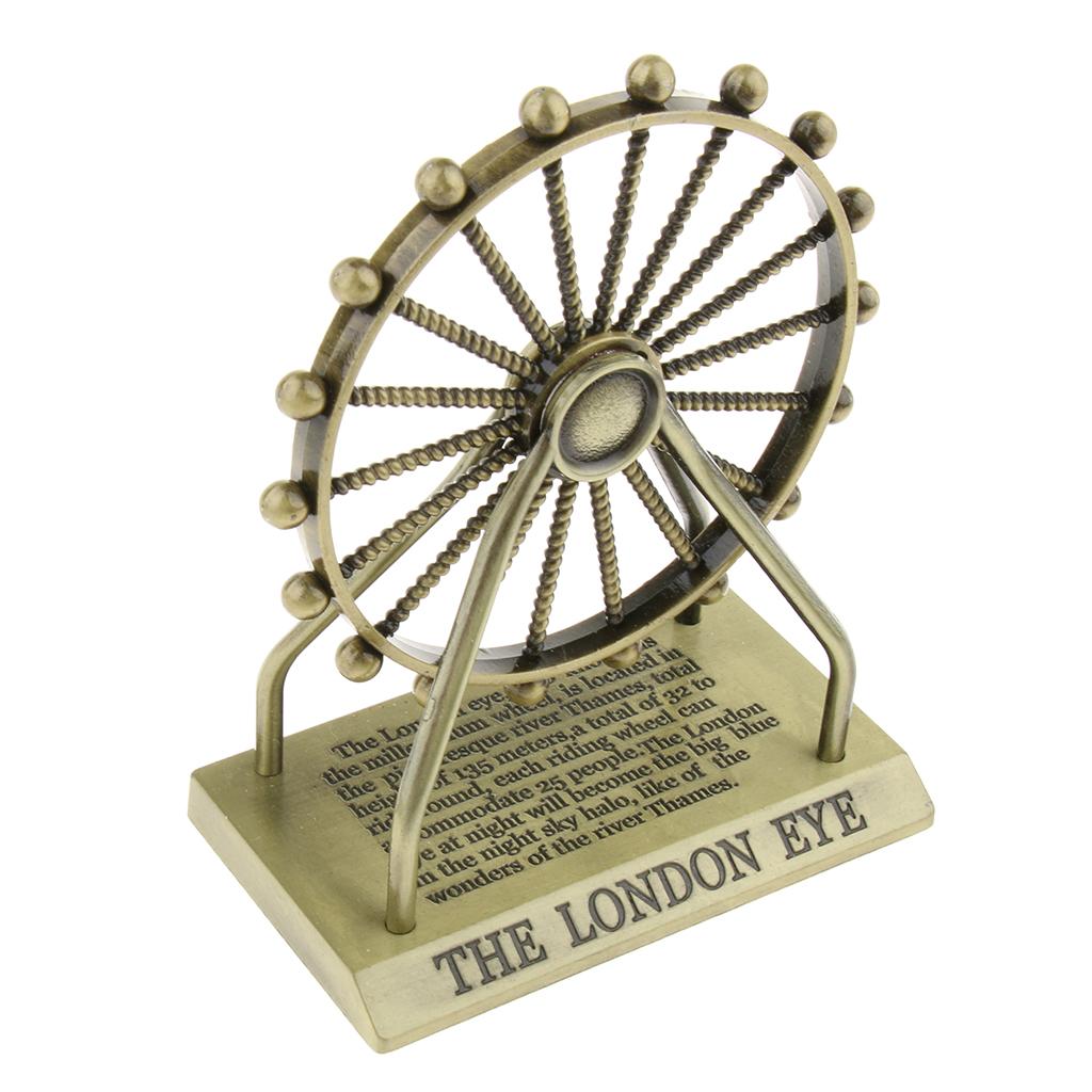 Metal Desktop Sky Wheel Ornament Office Decoration Style 1 (Without Lights)