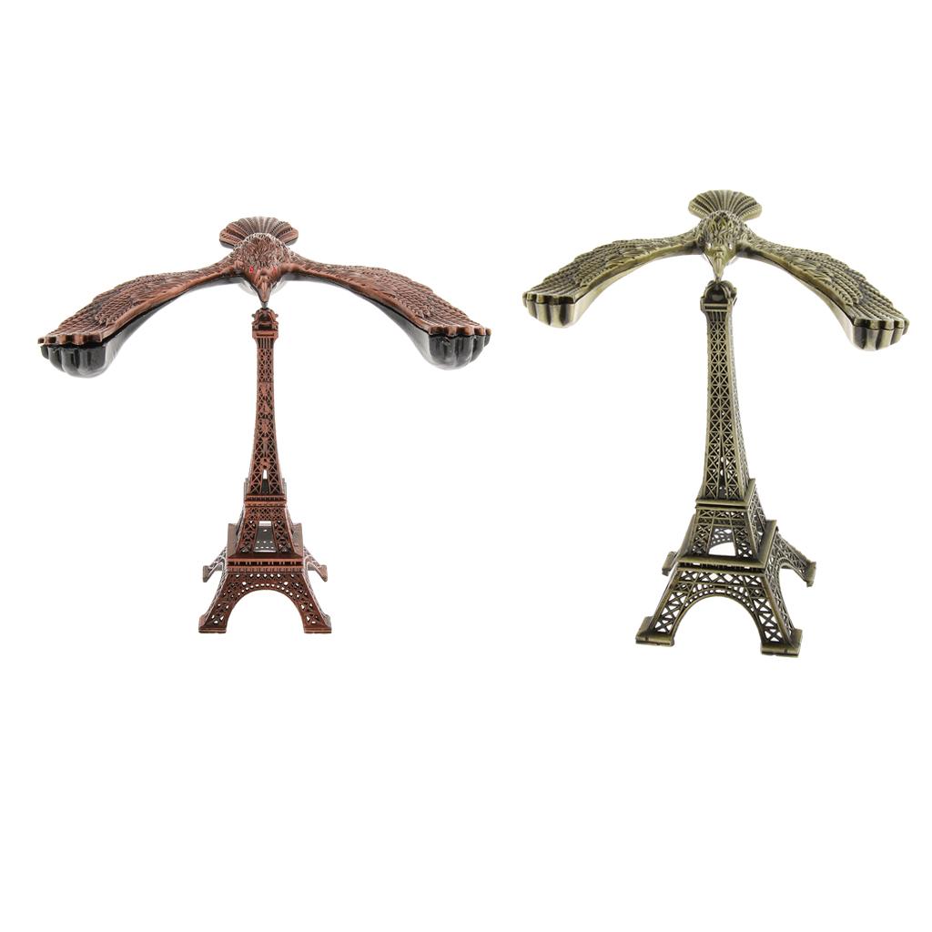 Eiffel Tower with A Balance Eagle Bird Tabletop Decor Creative Gift  Bronze