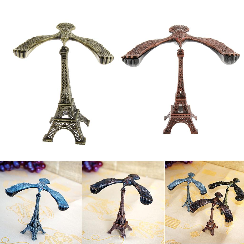 Eiffel Tower with A Balance Eagle Bird Tabletop Decor Creative Gift  Bronze