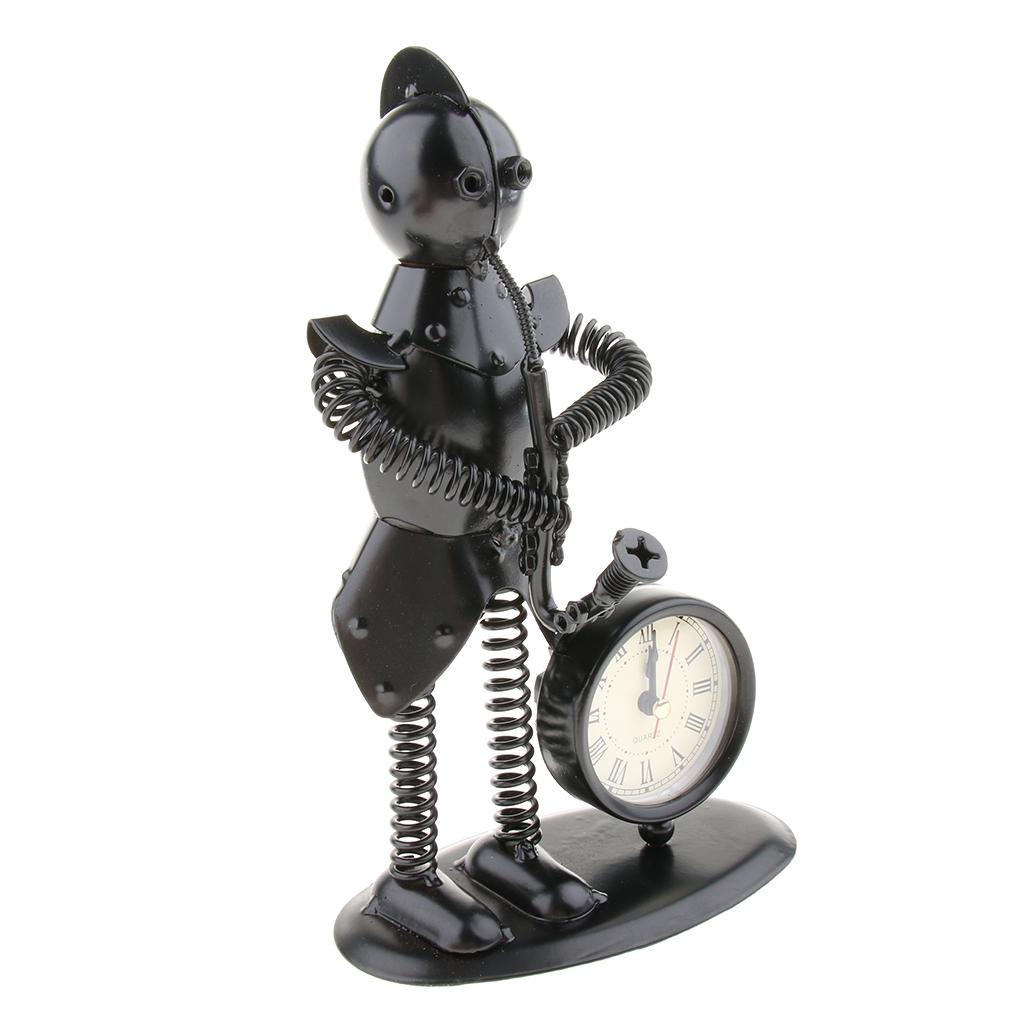 Metal Instrument Player Office Table Desktop Ornament Saxophone Player