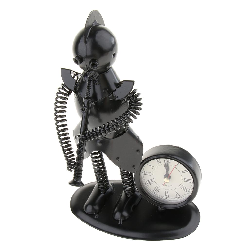 Metal Instrument Player Office Table Desktop Ornament Recorder Player