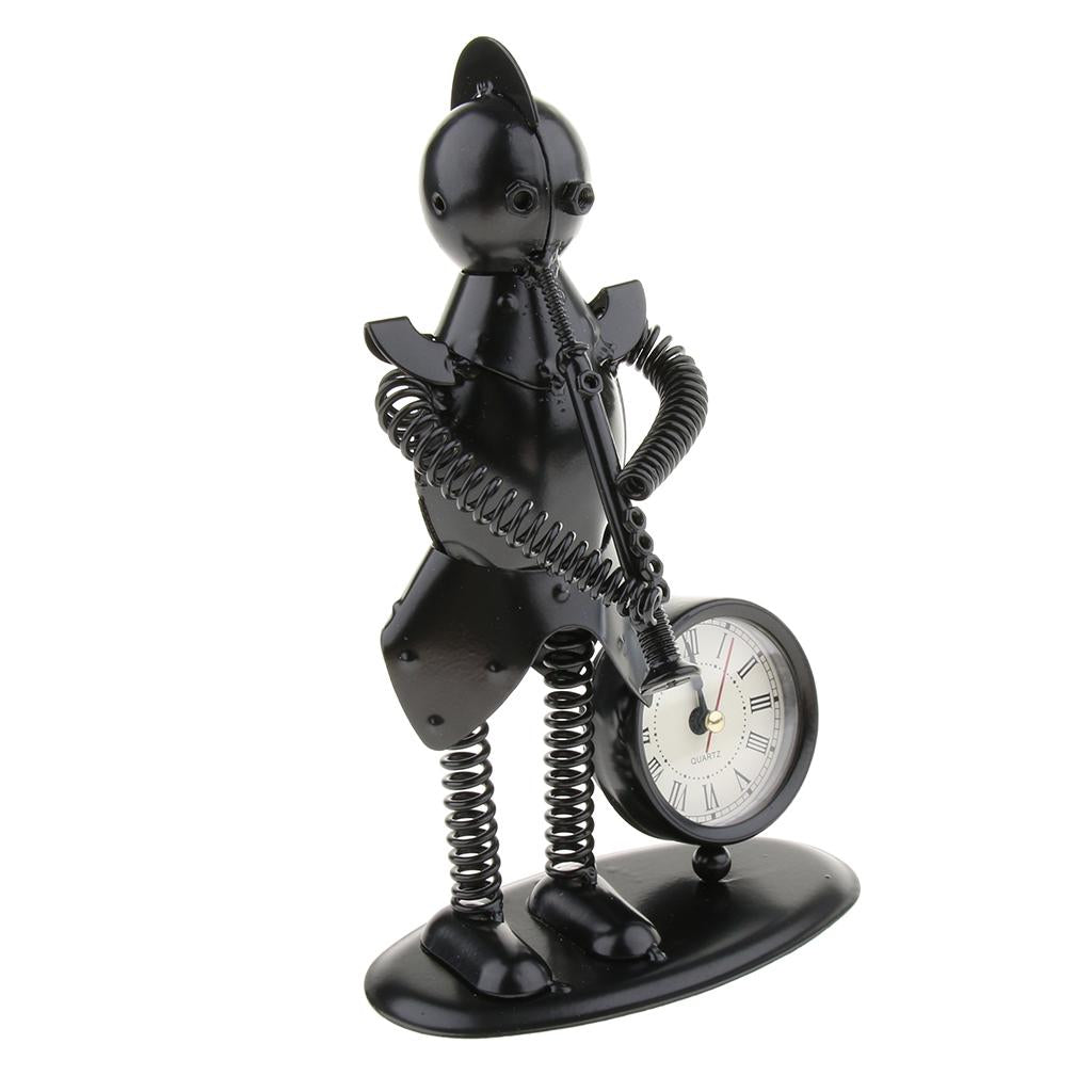 Metal Instrument Player Office Table Desktop Ornament Recorder Player