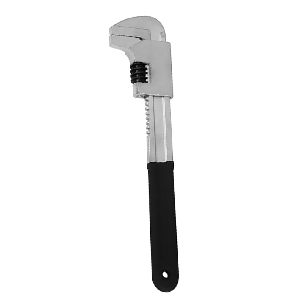 Forged Steel Monkey Wrench Spanner F-Shaped Adjustable Wrench Tool 9 inch