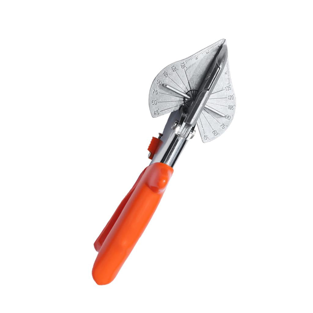 Multi-Angle Miter Shear Cutter Scissor for Vinyl Wood Molding Trim Hand Tool