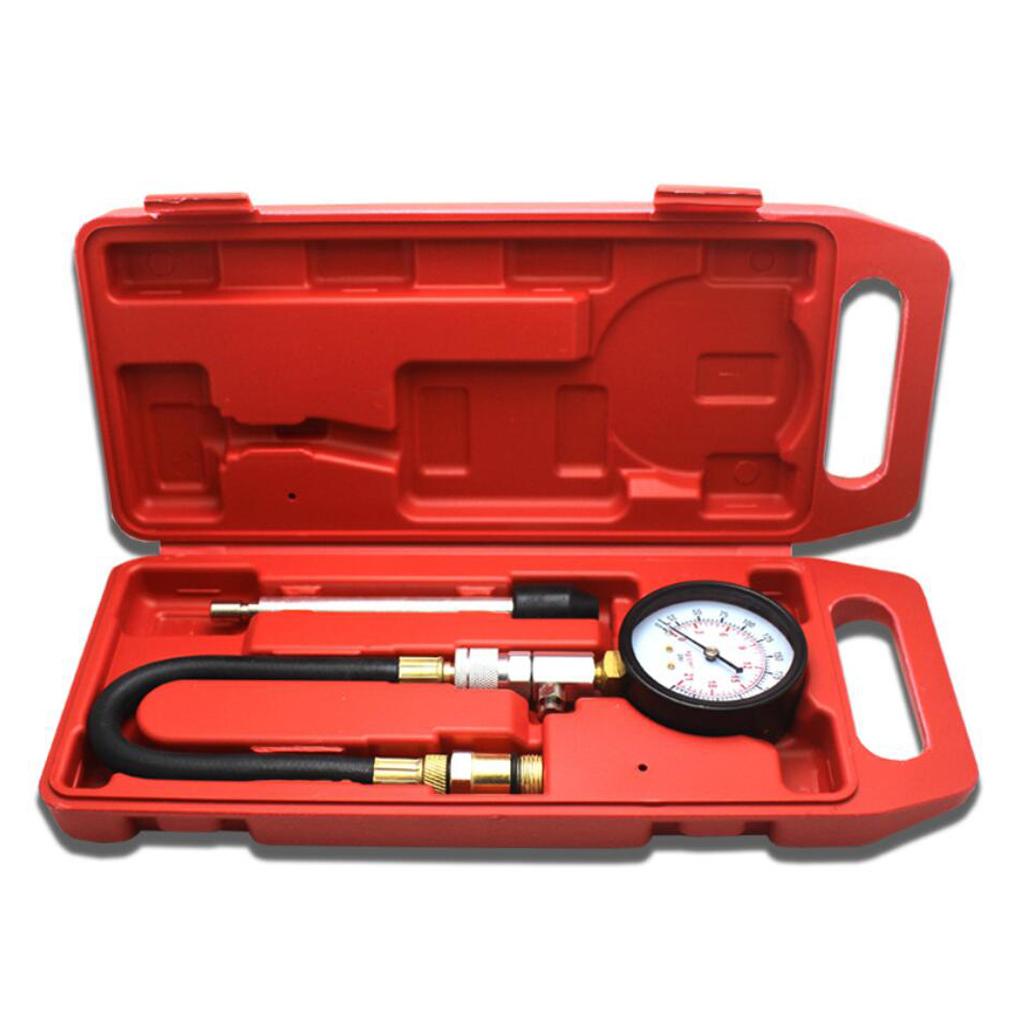 Engine Cylinder Pressure Meter Gasoline Compression Tester Gauge 0-300PSI