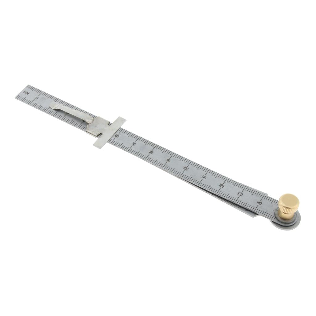 Stainless Steel Taper Welding Feeler Gauge Gage Depth Ruler Gap Hole 1-15mm