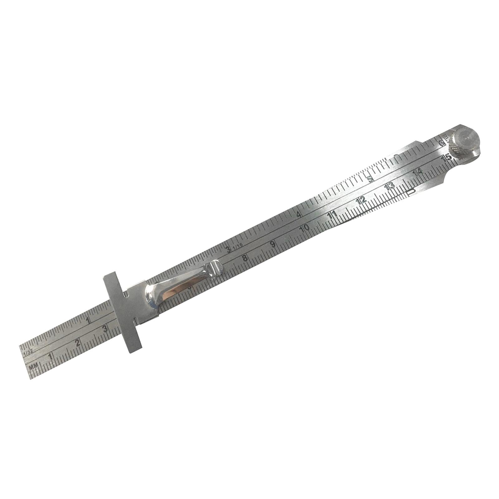 0-15mm Gap Stainless Steel Welding Taper Gauge Hole Inspection Ruler