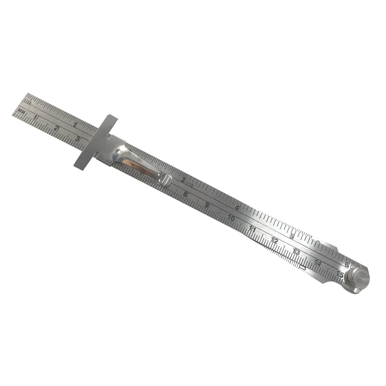 0-15mm Gap Stainless Steel Welding Taper Gauge Hole Inspection Ruler