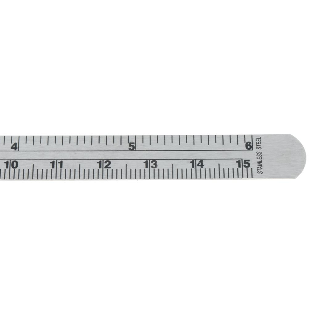 Depth Gauge Multi-function Gage Inch/Metric with Clip Inspection Ruler 6inch