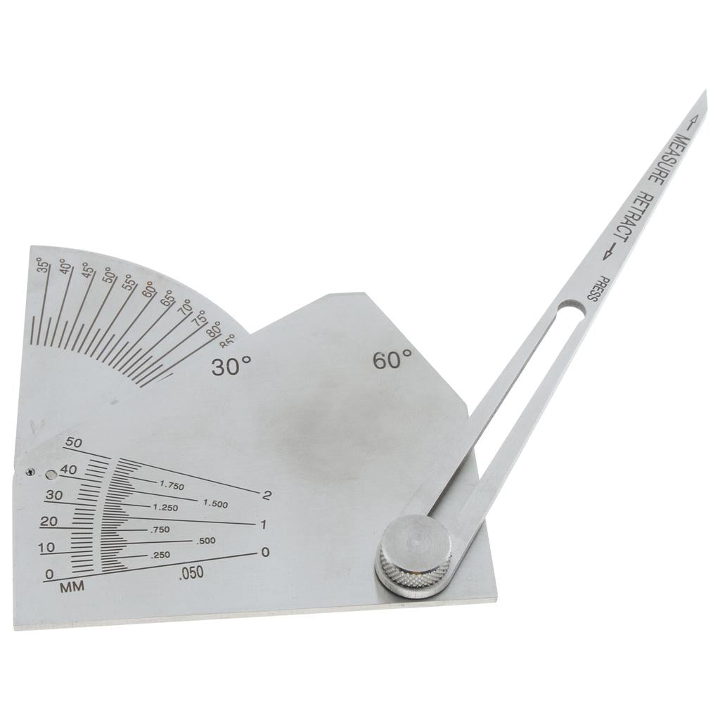 SKEW-T Fillet Weld Gauge Welding Angel Inspection Gage Ulnar Test Ruler