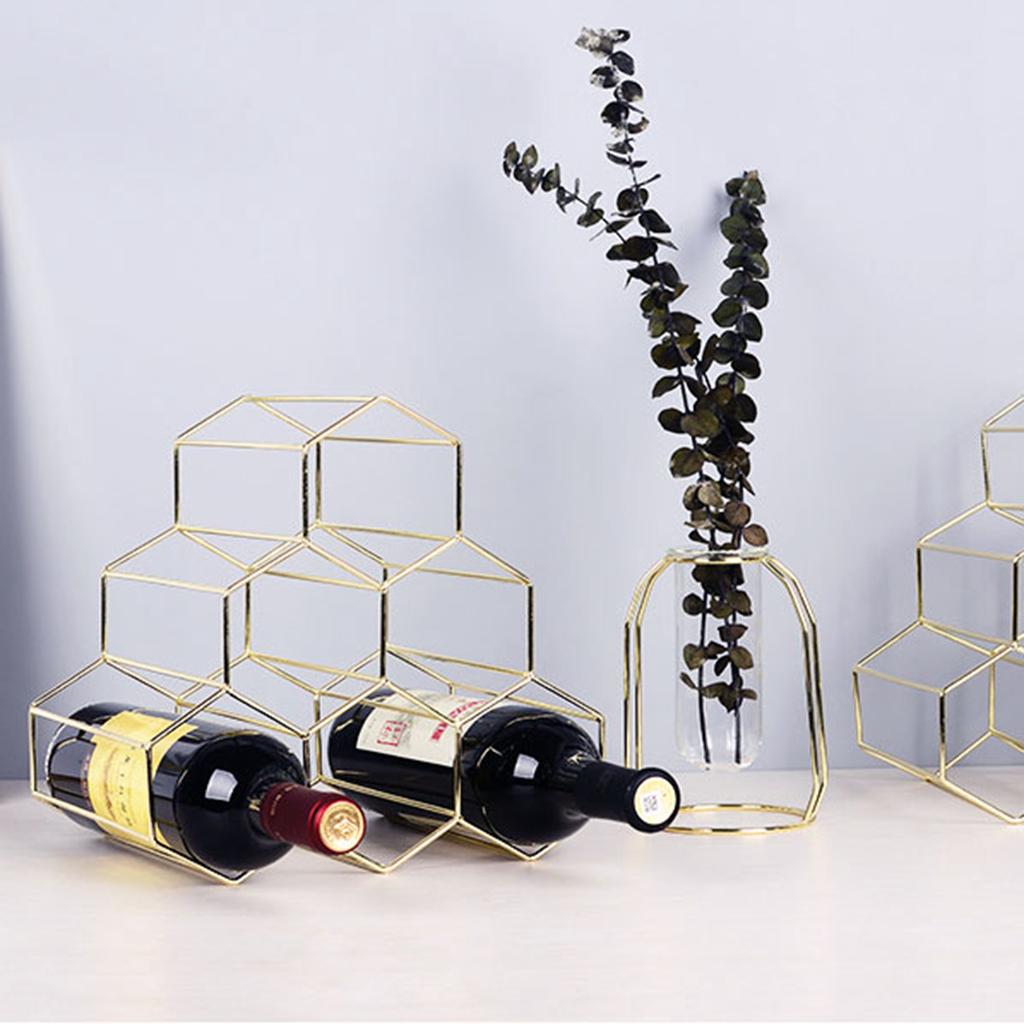 Creative Wine Bottle Rack Holder Wine Shelf for Home Resturant Club Bar