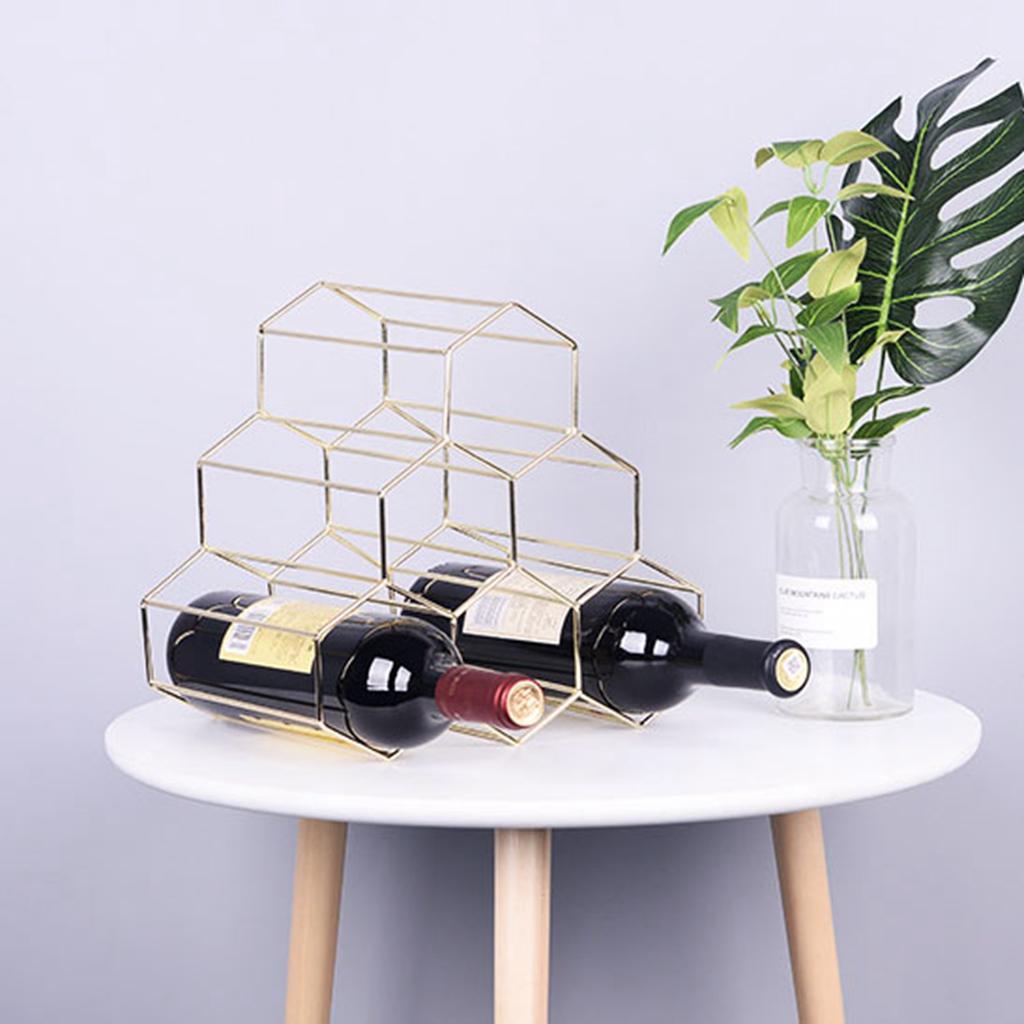 Creative Wine Bottle Rack Holder Wine Shelf for Home Resturant Club Bar