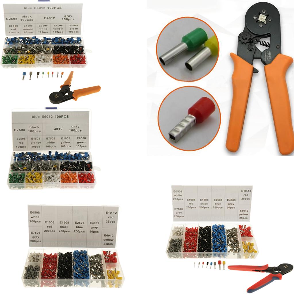 800PCS Electrical Wire Ferrule Terminals Kit, Ferrule Wire Range: AWG22-10/ 0.5-6mm2