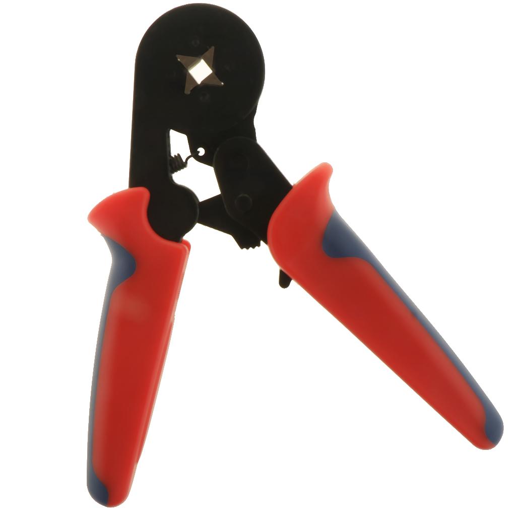 Ratcheting Wire Terminal Crimper For Gage Wire Ends Ferrules A AWG23-10, to support small DIY projects and large electrical repairs