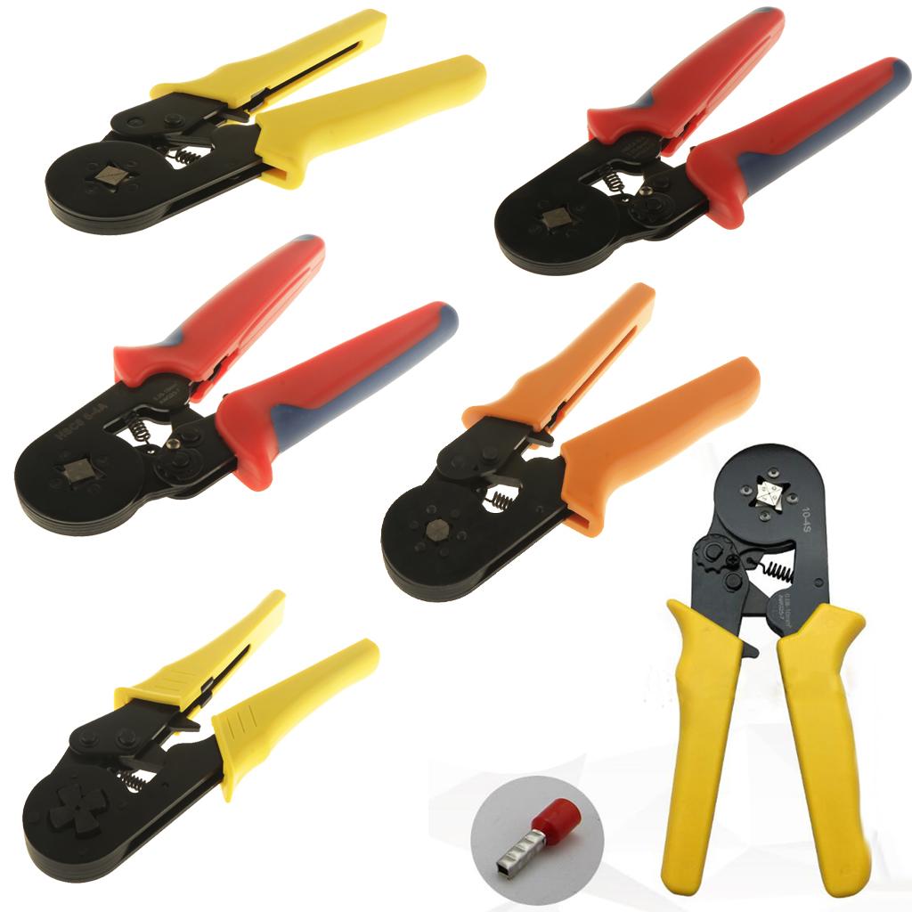 Ratcheting Wire Terminal Crimper For Gage Wire Ends Ferrules A AWG23-10, to support small DIY projects and large electrical repairs