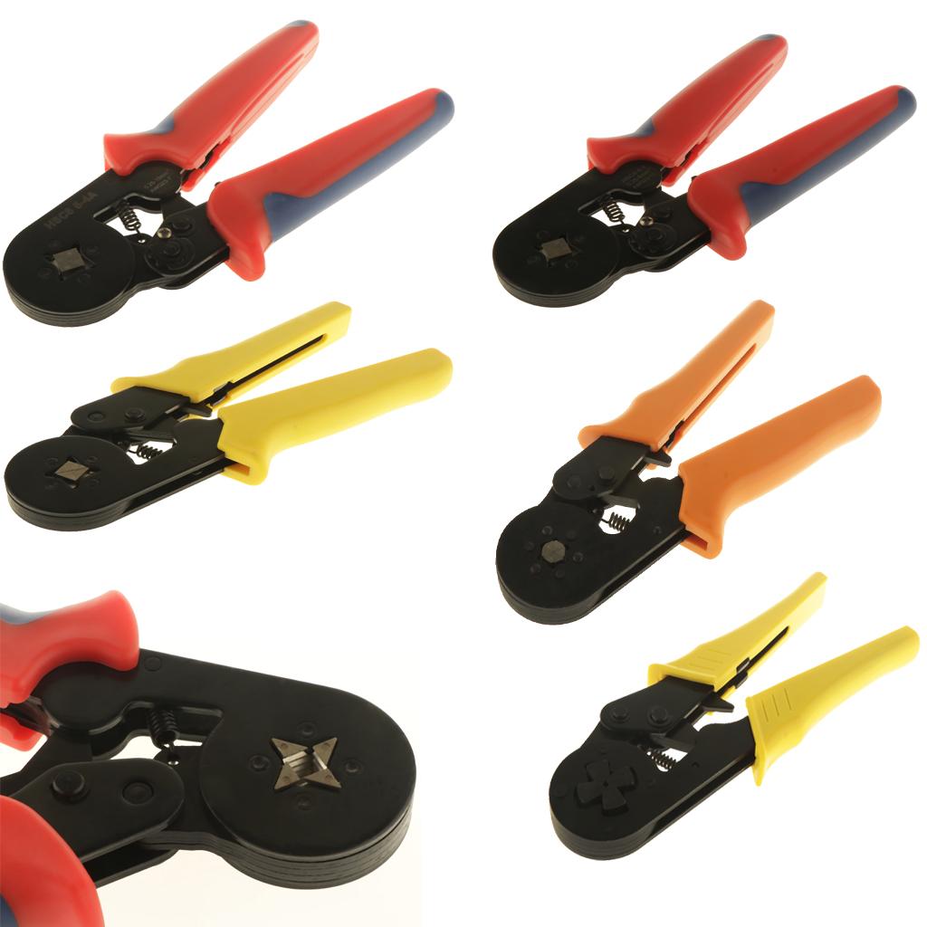 Ratcheting Wire Terminal Crimper For Gage Wire Ends Ferrules A AWG23-10, to support small DIY projects and large electrical repairs