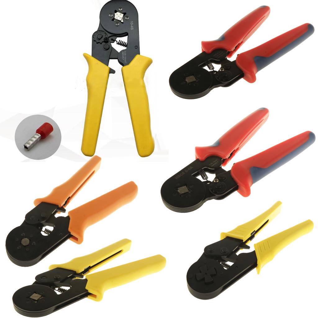 Ratcheting Wire Terminal Crimper For Gage Wire Ends Ferrules A AWG23-10, to support small DIY projects and large electrical repairs