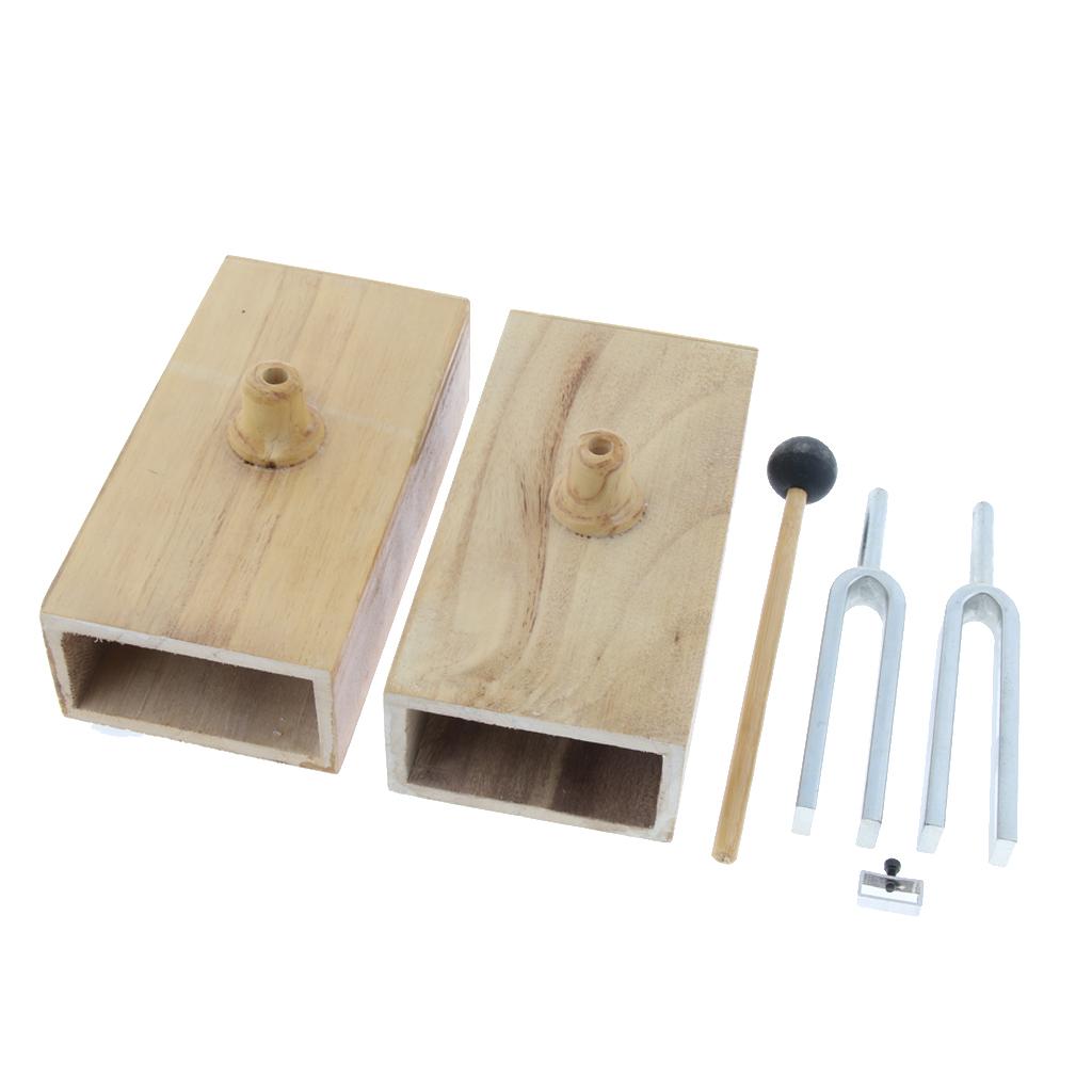 440HZ Resonance Tuning Fork Wooden Speaker Fork for Teaching