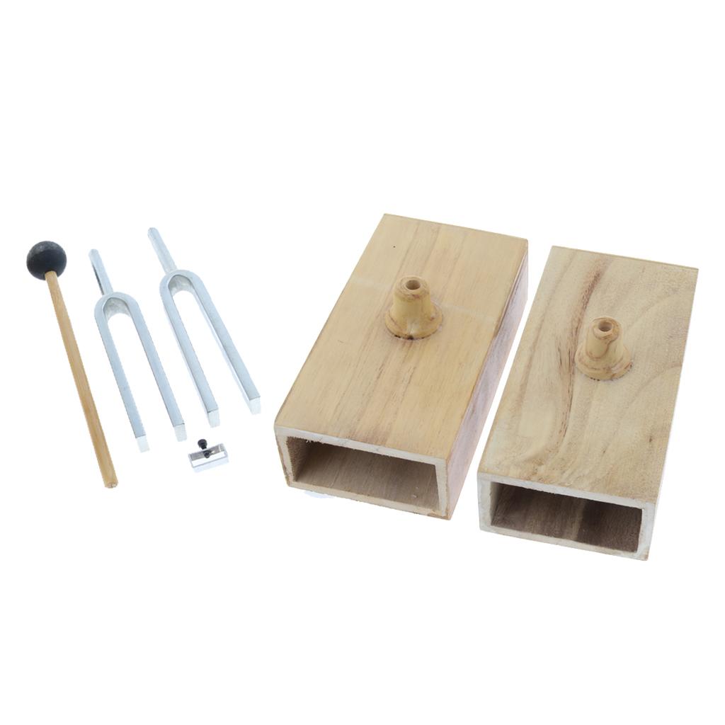 440HZ Resonance Tuning Fork Wooden Speaker Fork for Teaching