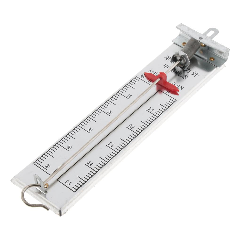 0.5N Physics Newton Force Meter Spring Dynamometer Spring Dual Scale Balance 19cm Length