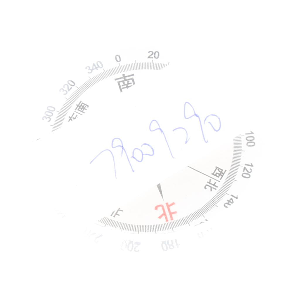 Multi-function 50mm Size Plastic Outdoor Teaching Traveling Camping Hiking Survival Compass Navigation Gift