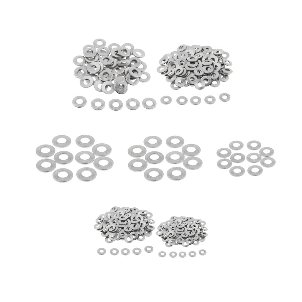 M3-M10 Flat Washer Gasket, Plain Washer for Screws Bolts 100 Pcs M3x8