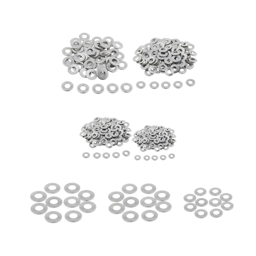 M3-M10 Flat Washer Gasket, Plain Washer for Screws Bolts 100 Pcs M3x8