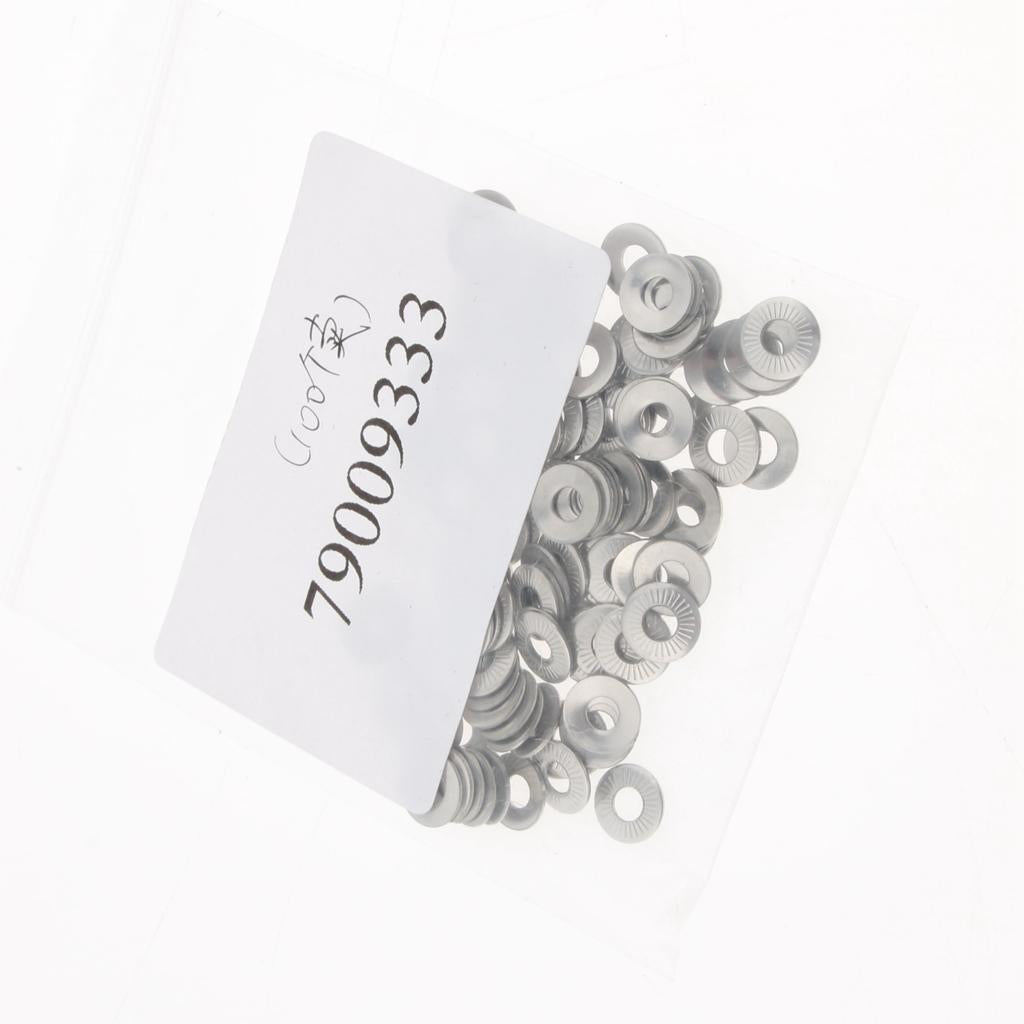 M3-M10 Flat Washer Gasket, Plain Washer for Screws Bolts 100 Pcs M3x8