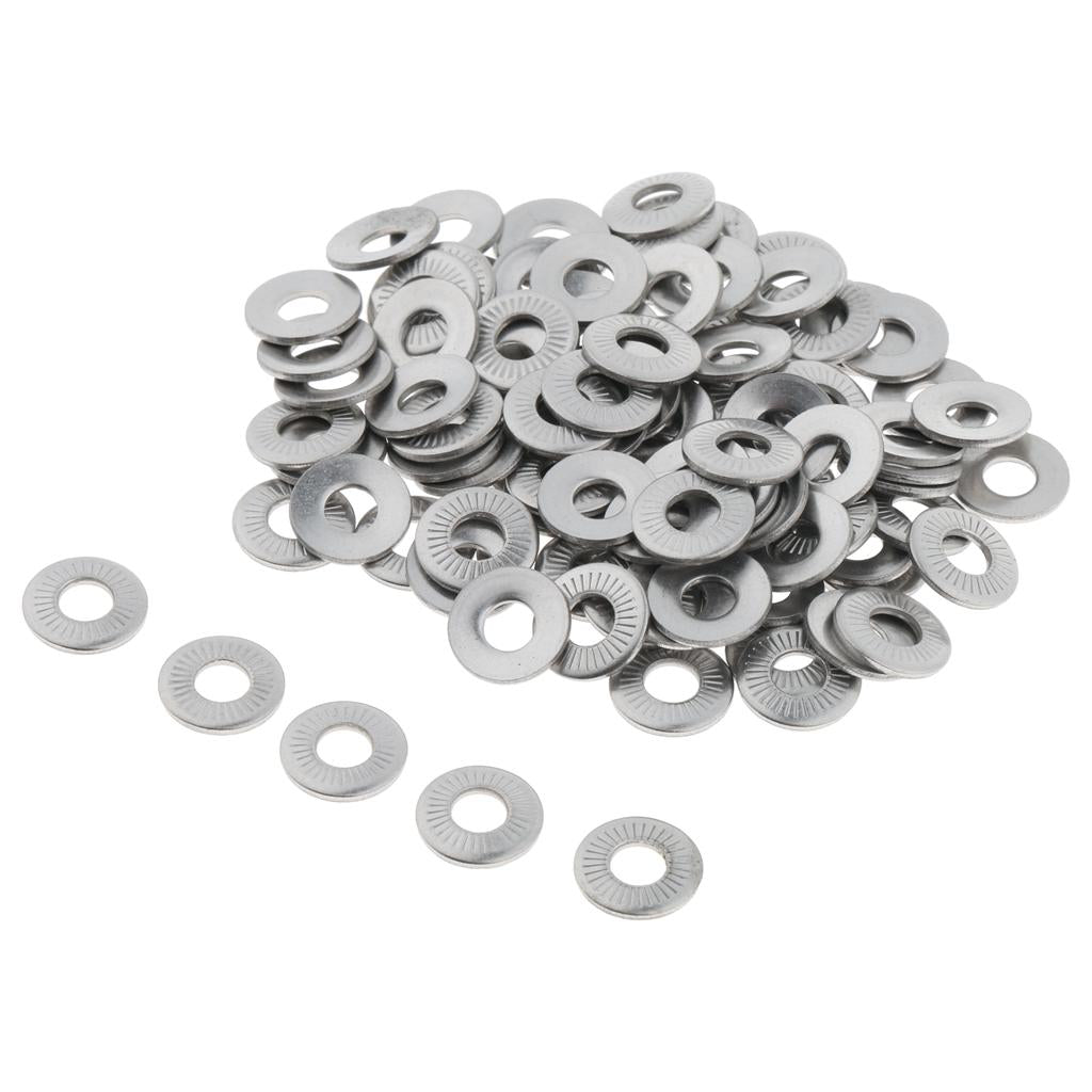 M3-M10 Flat Washer Gasket, Plain Washer for Screws Bolts 100 Pcs M3x8