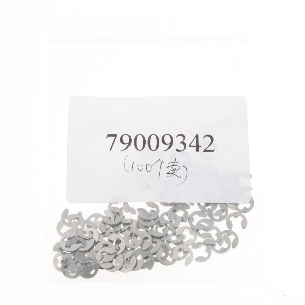 100PCS Stainless Steel E Clips Radially Assembled Retaining External Ring M3