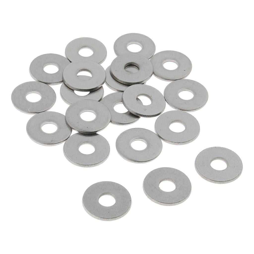 Stainless Steel Metric Flat Washers Screw Gasket Fasteners Spacers 20pcs M10