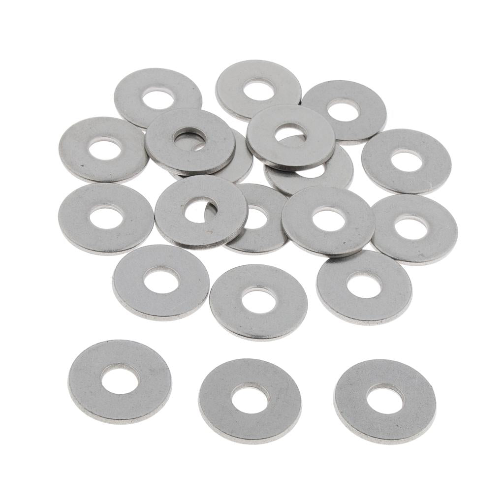 Stainless Steel Metric Flat Washers Screw Gasket Fasteners Spacers 20pcs M10