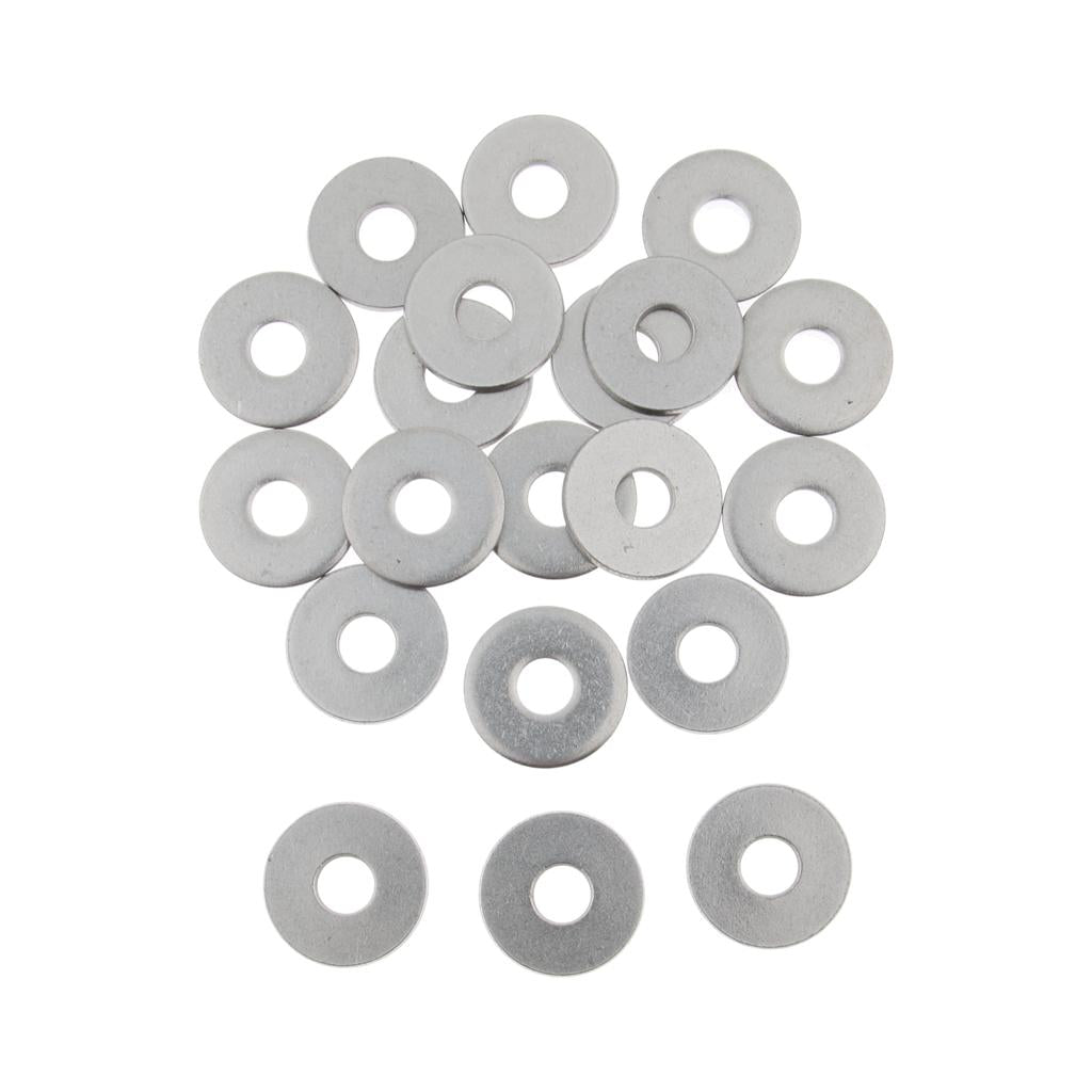 Stainless Steel Metric Flat Washers Screw Gasket Fasteners Spacers 20pcs M10