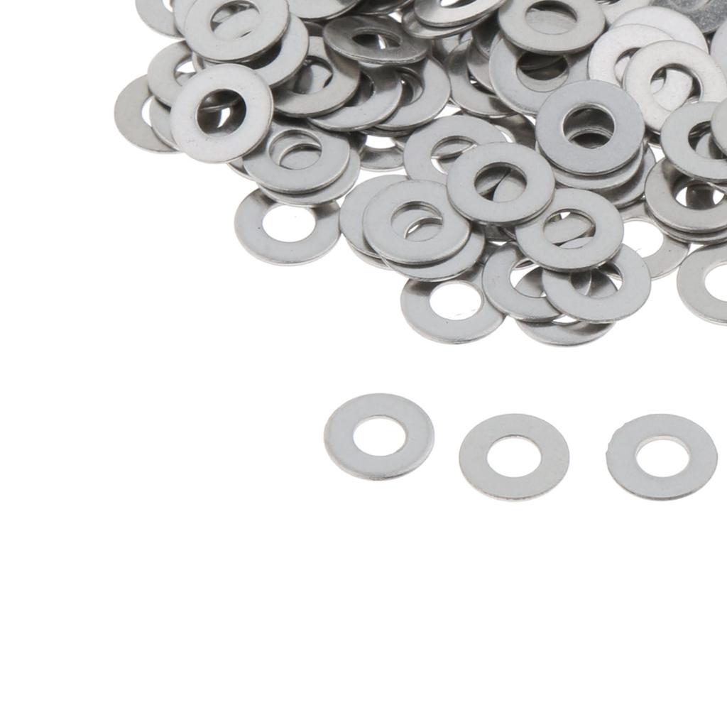 Stainless Metric Flat Washers Screw Gasket Fastener Spacers 200pcs M3